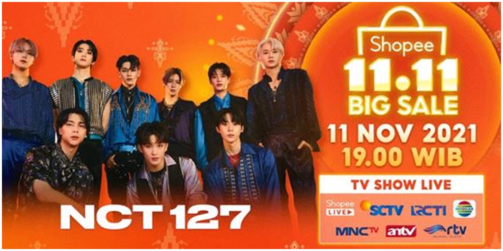 Don't Miss Shopee 11.11 Big Sale TV Show with NCT 127, Dangdut Star, and Exciting Promotions!