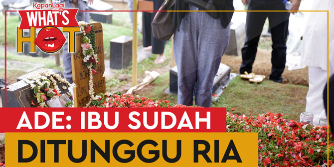 Ade Irawan Buried in the Same Grave as Late Husband