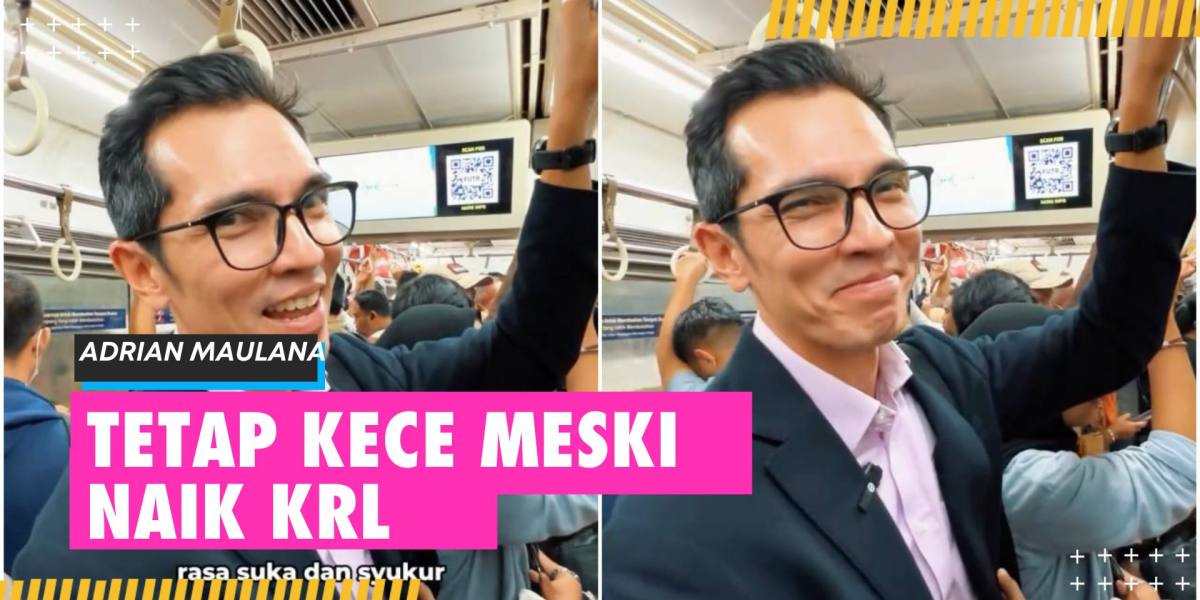 Adrian Maulana Still Handsome & Cool Despite Going Up and Down the KRL, Netizens: Please Give Us Tips