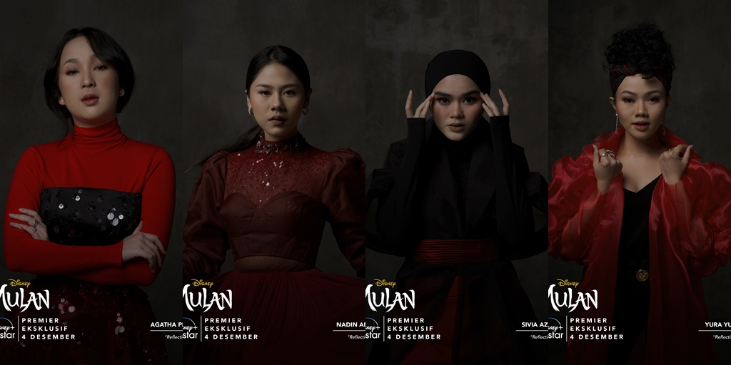 Agatha Pricilla, Sivia Azizah, Yura Yunita and Nadin Amizah Trusted to Recycle 'MULAN' Soundtrack