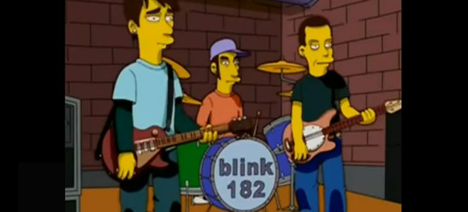 Blink 182 | Aksi Blink 182 Dalam The Simpsons - KapanLagi.com