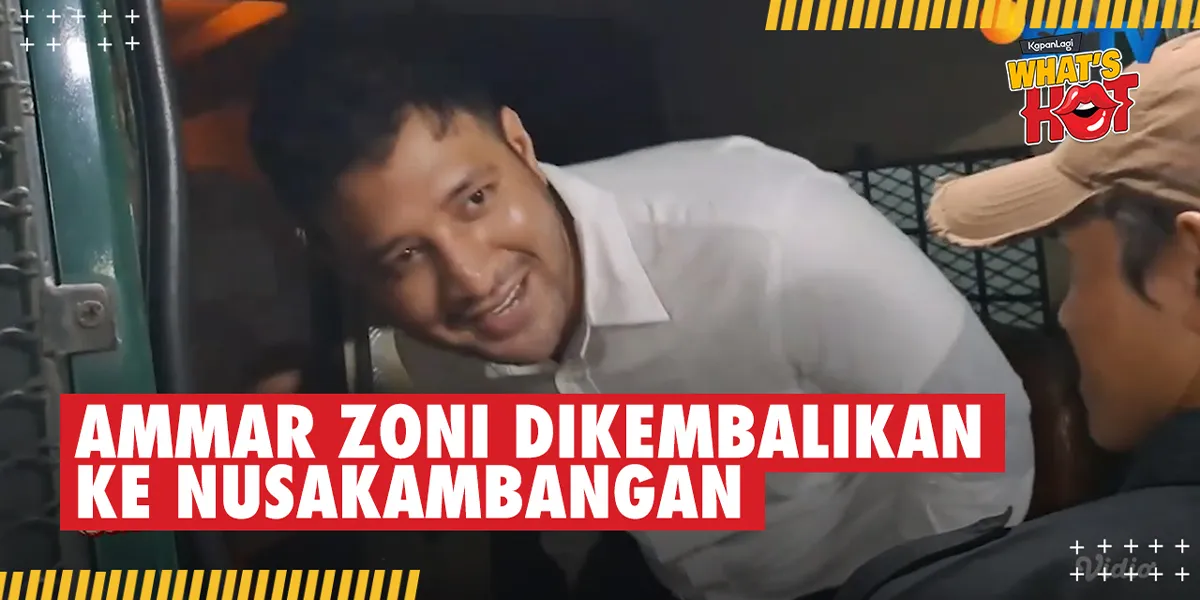 Ammar Zoni Returned to Nusakambangan, Considered Involved in a Drug Trafficking Network?