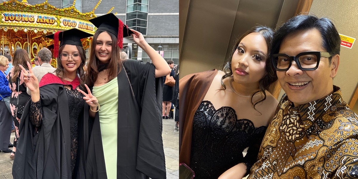 Armand Maulana and Dewi Gita's Child Graduates from College in England, Stunning in Traditional Indonesian Attire