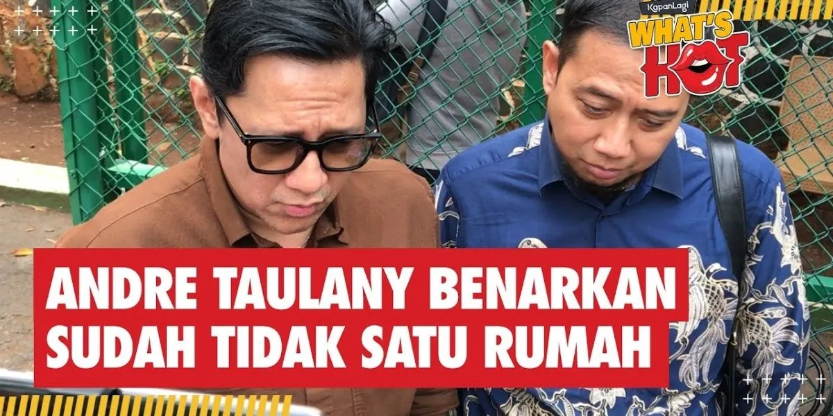 Andre Taulany Confirms He Has Been Living Apart for a Year