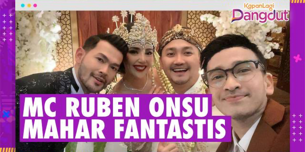 Angga Wijaya, Dewi Perssik's Ex-Husband, Holds a Lavish Wedding Reception: MC Ruben Onsu - Fantastic Dowry