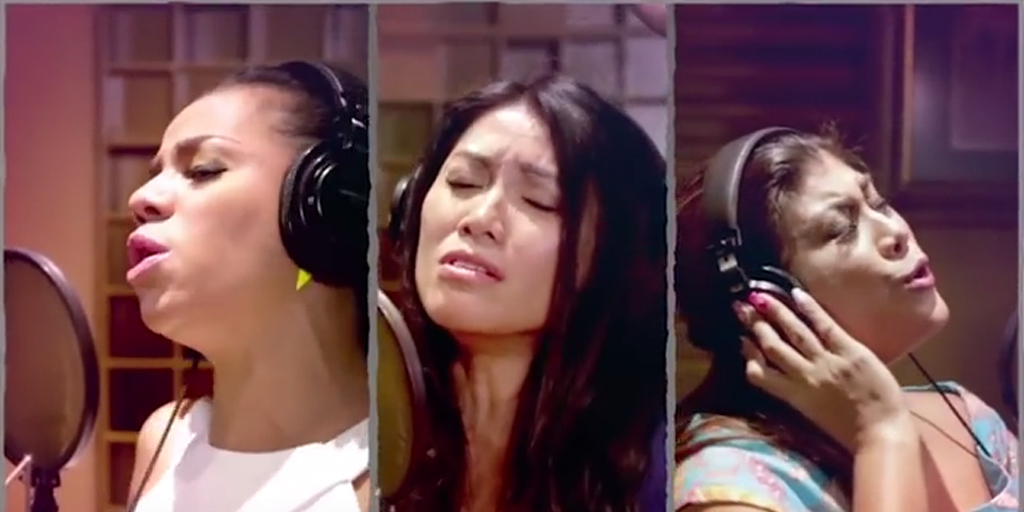 Anggun, Regina dan Nowela Bersatu Nyanyikan 'Let It Go', Ciamik!