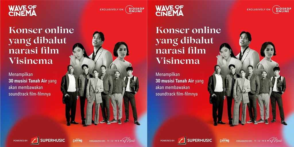 Ardhito Pramono to Isyana Sarasvati Enliven 'Wave of Cinema' Virtual Concert with Film Story Concept