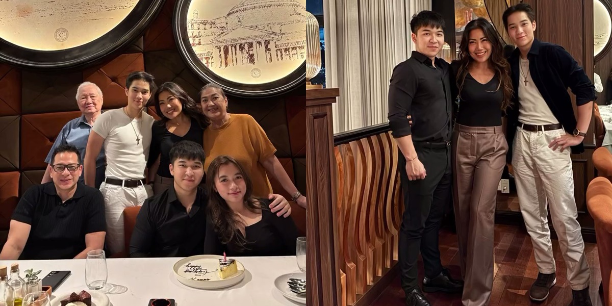 Ari Wibowo and Inge Anugrah Seen Together at Their Child's Birthday, Harmonious Gathering with Family