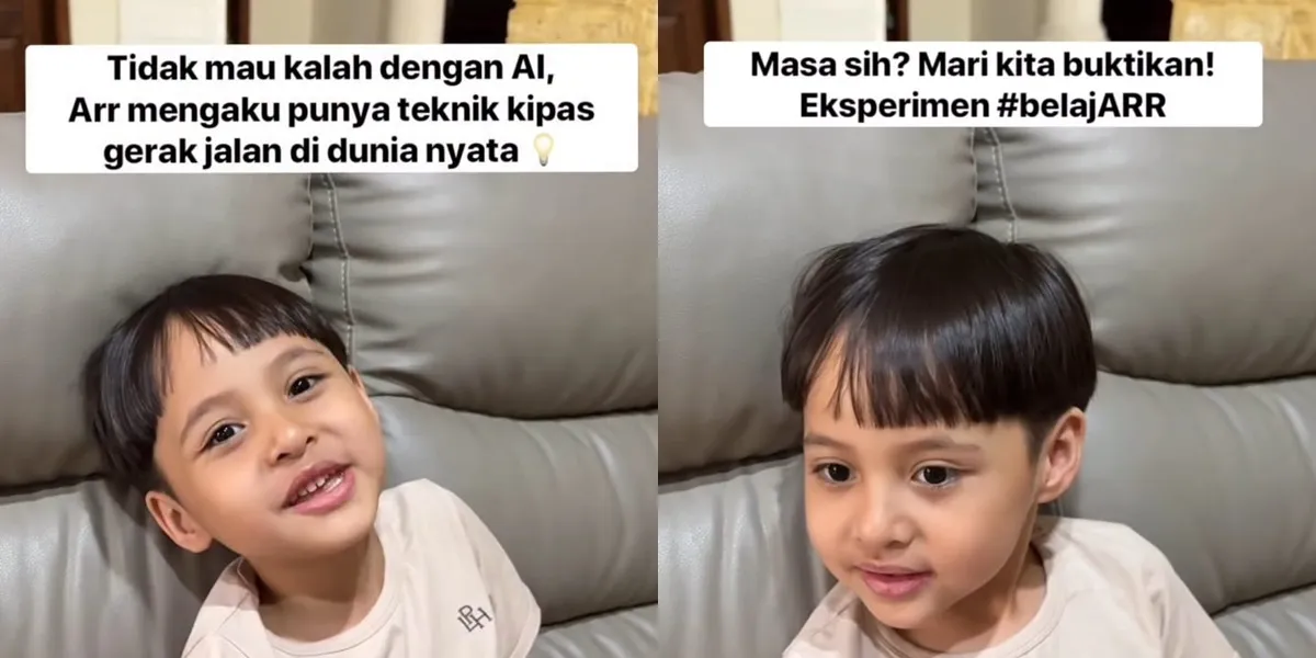 Arrasya, Tasya Kamila's Child, Reveals He Can Make a Fan Run, Has His Own Formula Without AI Assistance