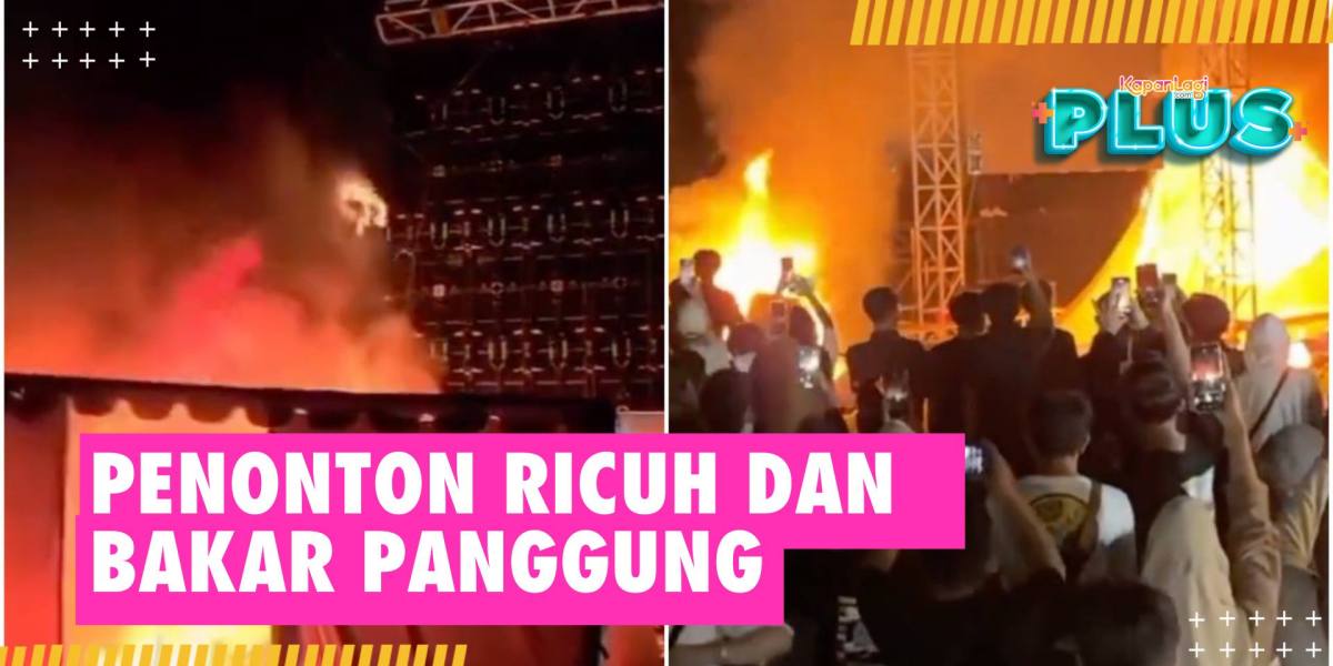 Artist Cancels Performance, Lentera Festival Audience Goes Mad and Burns the Stage