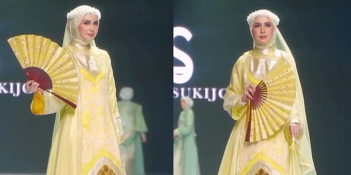 Arumi Bachsin Appears Graceful and Elegant on the Catwalk, Brightly Colored Outfits Radiate Her Beautiful Aura