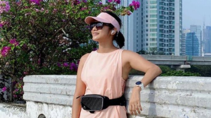 Initially Lazy to Exercise, Pandemic Makes Rini Yulianti Start Joining Her Husband's Run
