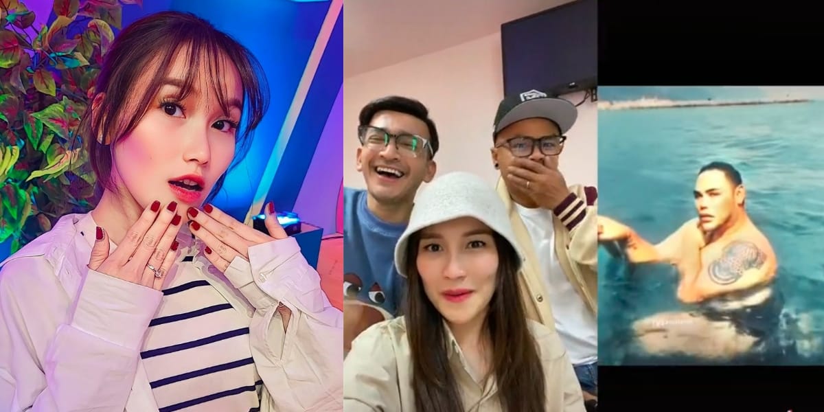 Ayu Ting Ting Surprised and Can't Stop Laughing Watching Ivan Gunawan's Old Video About the Nature of Men and Women