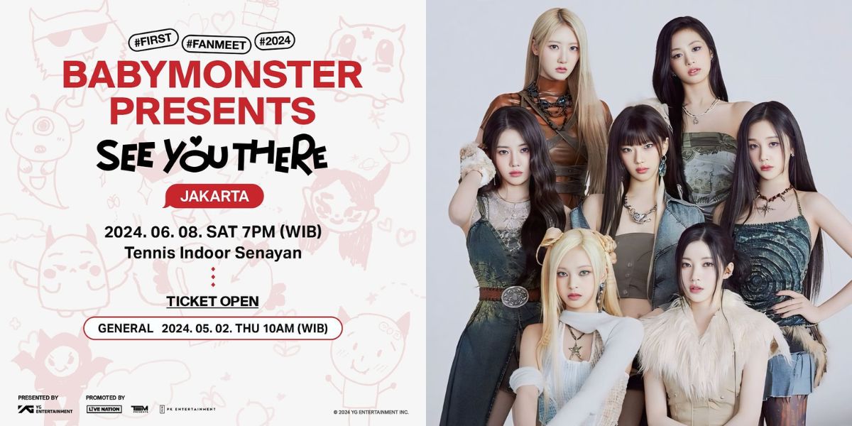 BABYMONSTER Ready to Hold First Fan Meeting 'SEE YOU THERE' in Jakarta, Ticket Prices Starting from Rp 1.1 Million Only!