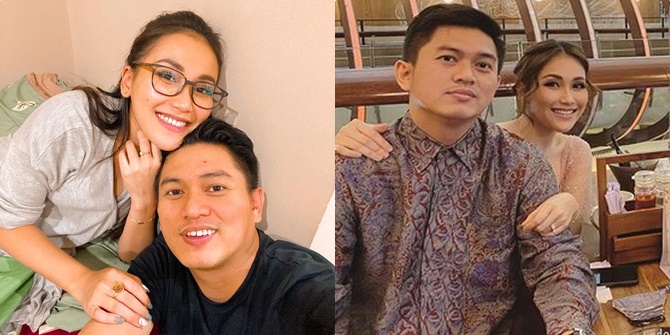 So Happy, Ayu Ting Ting Displays a Photo of an Intimate Hug with Adit Jayusman