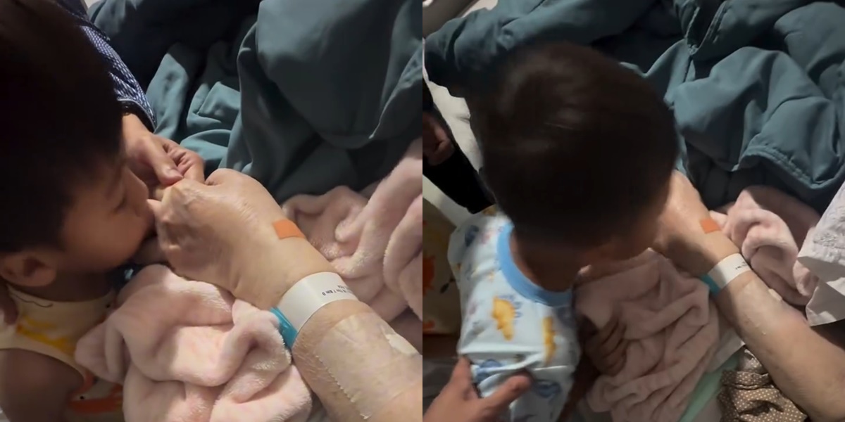 Baim Wong Shares Last Moments of Kiano and Kenzo Kissing Jhonny Wong's Hand Before He Passed Away