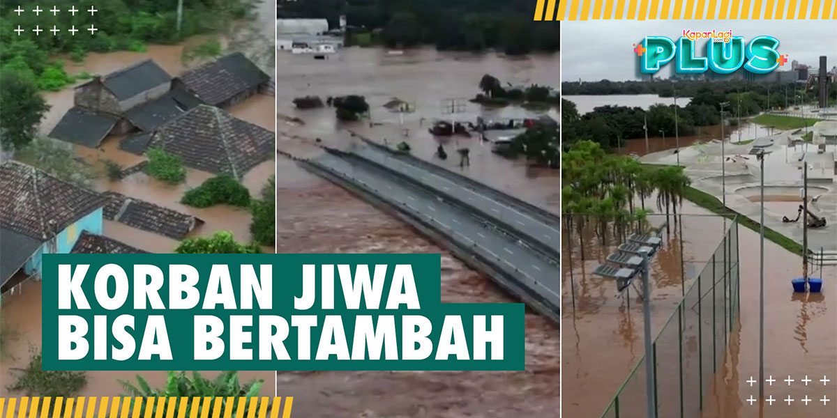 Floods Like Tsunamis Hit Southern Brazil, Dozens of Lives Lost & Many Victims Still Not Found