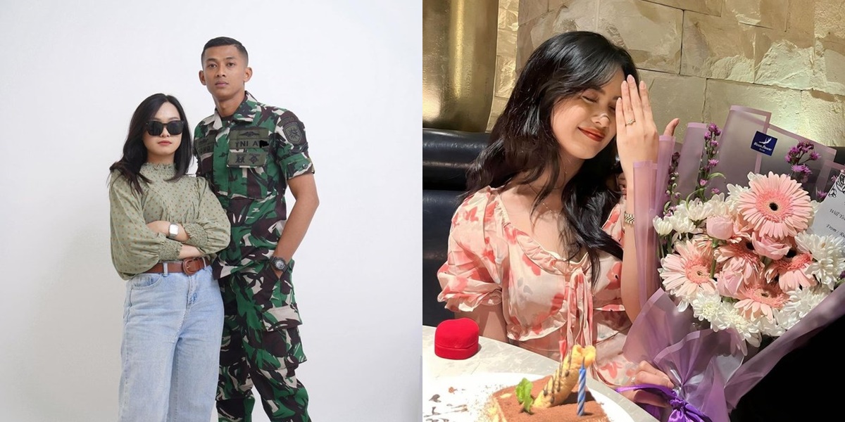 Just Engaged, Here are 7 Portraits of Ulfi Damayanti, Elly Sugigi's Daughter, with Her Navy Boyfriend