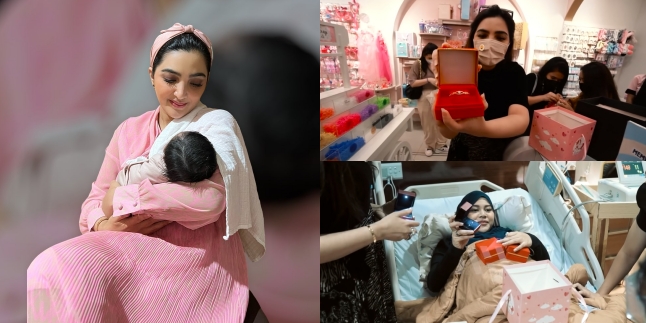 Sultan Baby, 7 Portraits of Ashanty Giving Luxury Jewelry to Baby A, Aurel Hermansyah's Child - From Earrings to Gold Bracelets