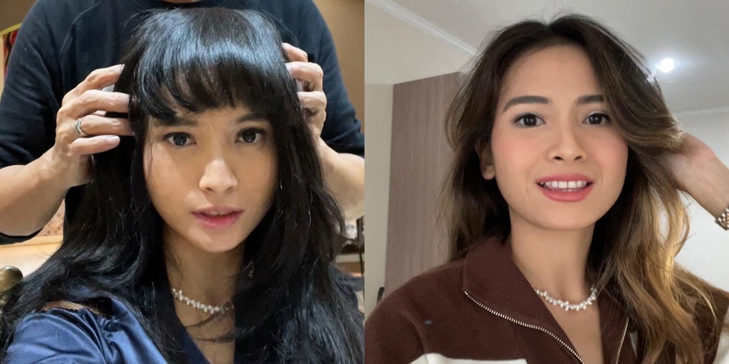 Very Different, Check Out 7 Photos of Acha Septriasa's New Long and Bangs Hairstyle - Called Looking Younger Like a Teenager