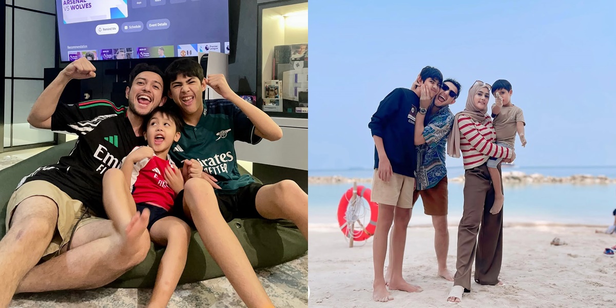 Different Mothers, Here Are 7 Photos of Arsen and Kazeem, the Children of Rifky Balweel, Who Are Both Mischievous - Love to Fight, But Care for Each Other