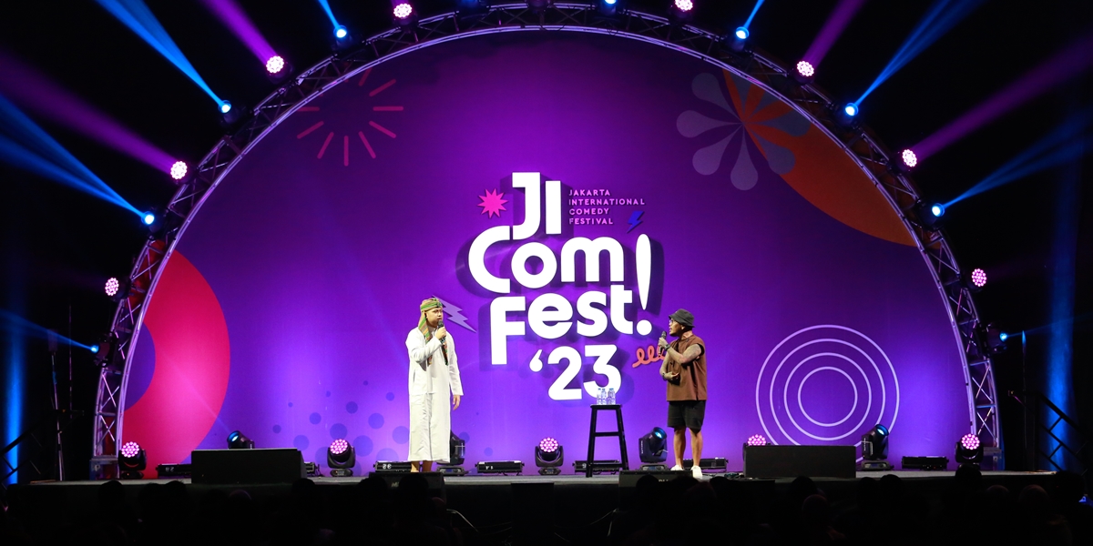 The Excitement of Duo MLI, Coki Pardede and Tretan Muslim on the Stage of Jicomfest 2023