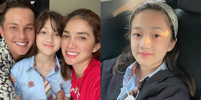 Growing Up as a Teenager, Take a Look at Elea, Ussy Sulistiawaty and Andhika Pratama's Third Child, who is becoming more charming