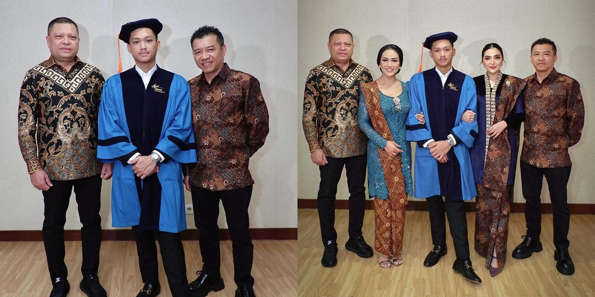 Congratulate and Proud of Azriel Hermansyah who has Graduated, These are 7 Portraits of Raul Lemos's Closeness with his Stepchild