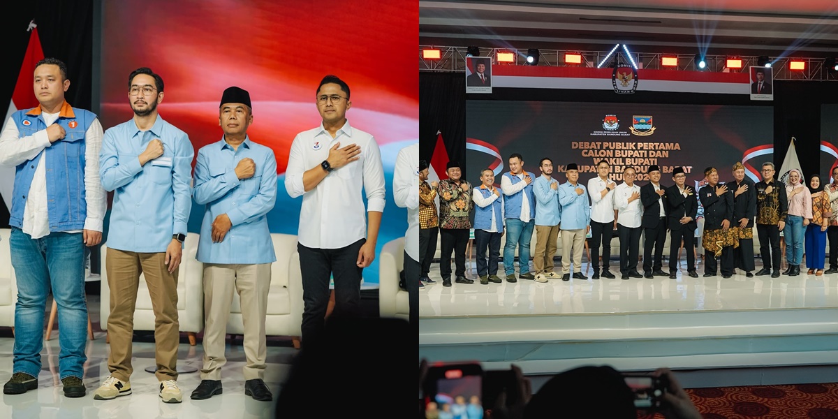 Competing in the West Bandung Pilbup, 7 Portraits of Jeje Govinda, Hengky Kurniawan to Gilang Dirga at the Debate Moment