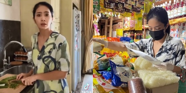 Usually Stylish, Here are 7 Photos of Bunga Zainal Looking Simple - Going to the Market Wearing Pajamas