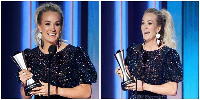 Make Proud! Carrie Underwood Wears Indonesian Jewelry at the Academy of Country Music Awards 2020