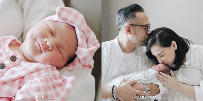 Wearing Kebaya - Pink Nuanced, Here are 7 Photos of Newborn Baby Numa, Mona Ratuliu's Fourth Child