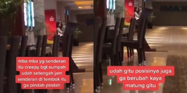 Chilling! This Netizen Saw a 'Mysterious Woman' Leaning for Hours in an Empty Cinema