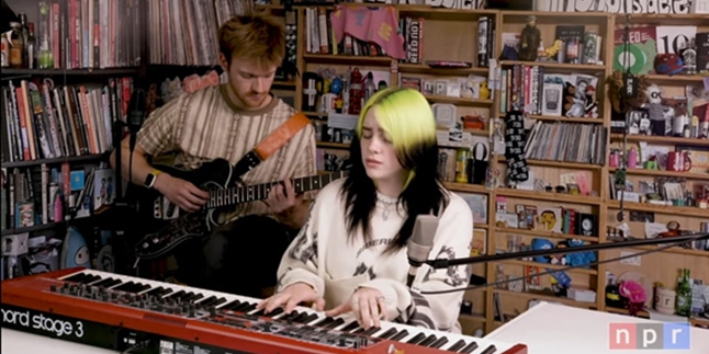 Billie Eilish Performs Virtual 'Tiny Desk (Home) Concert' with Her Brother