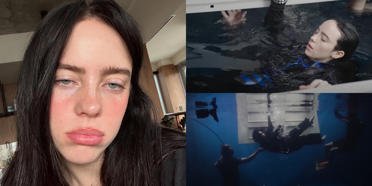 Billie Eilish Dives for 7 Hours to Create Album Cover "Hit Me Hard and Soft"