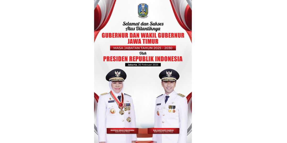 BPBD Jatim Congratulates Khofifah-Emil on Their Inauguration, Optimistic Towards a More Advanced East Java