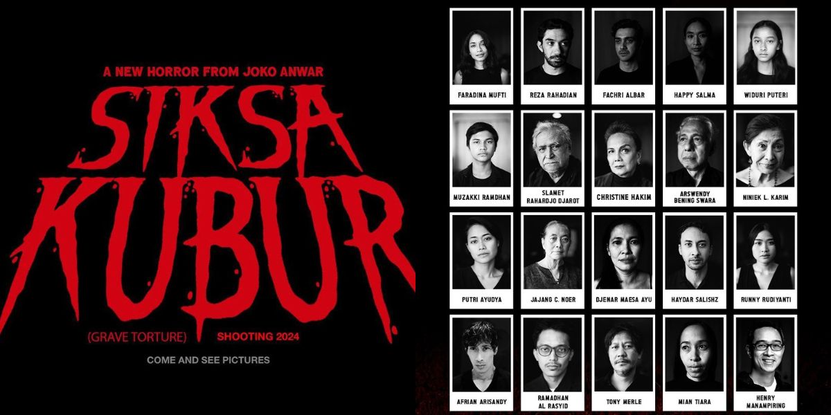 Open, Joko Anwar Spoiler 20 Actors who Star in the Film 'SIKSA KUBUR' - Including Reza Rahardian and Happy Salma!