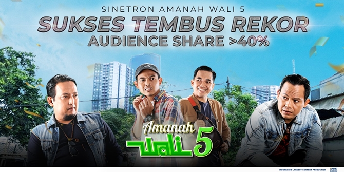 Not only 'IKATAN CINTA', the soap opera 'AMANAH WALI 5' also successfully achieved a record audience share of 40%