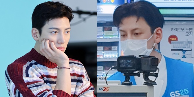 Not Only in Drama, Ji Chang Wook Really Works as a Cashier at a Minimarket Serving Customers
