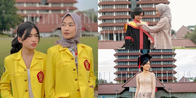 Beautiful and Achieving, 8 Portraits of Namira Adjani, Alya Rohali's Eldest Daughter - Earned a Bachelor of Law Degree and Graduated with Cum Laude