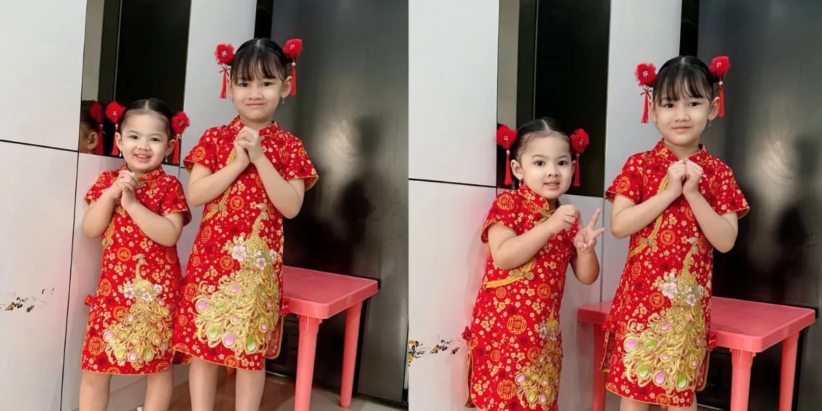 The Beauty of Nella Kharisma's Daughter in a Cheongsam, Flooded with Praise from Netizens