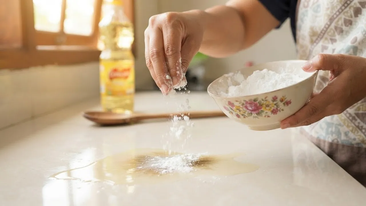 How to Use Cornstarch to Clean Oily Stains, Effectively Remove Stubborn Stains
