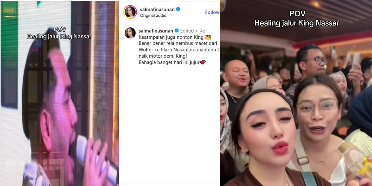 Unique Way Salmafina Sunan Does Healing, Watching King Nassar Perform