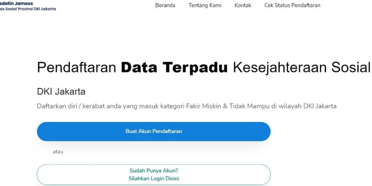 Check the Name List in DTKS, Ensure Your Identity is Registered as a Government Assistance Recipient