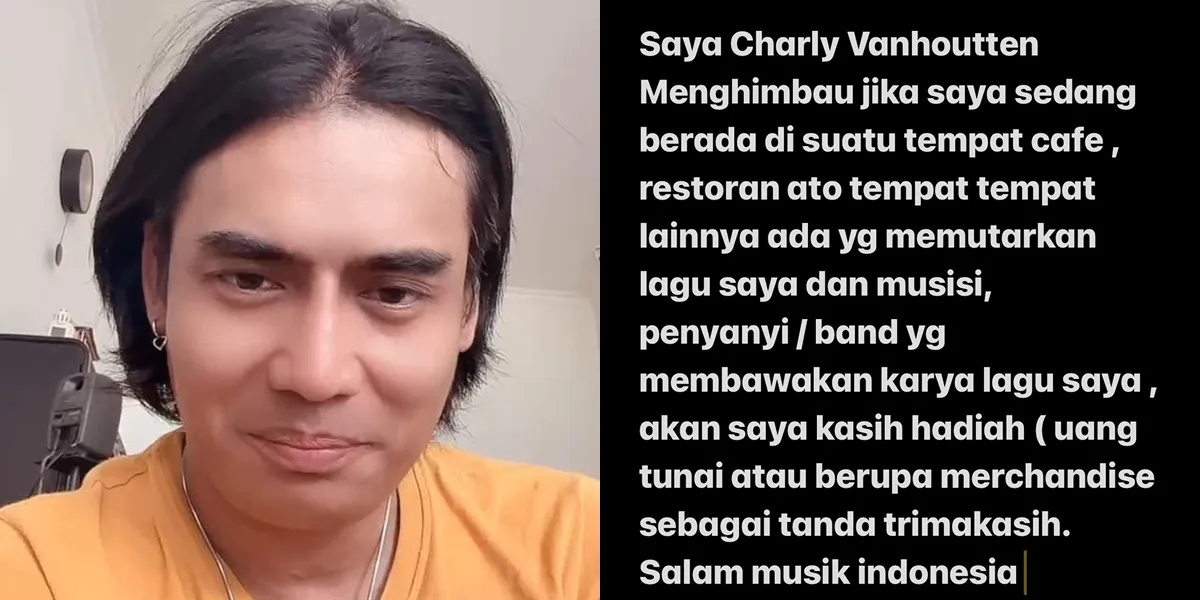 Charly Van Houten Promises a Reward for Cafes or Singers Who Perform His Song, Here Are the Conditions