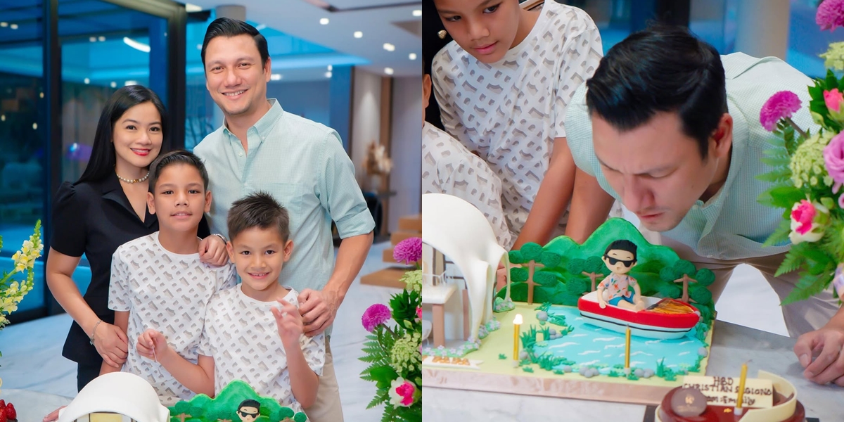 Christian Sugiono Celebrates 44th Birthday, Titi Kamal Holds a Simple Yet Sweet Party