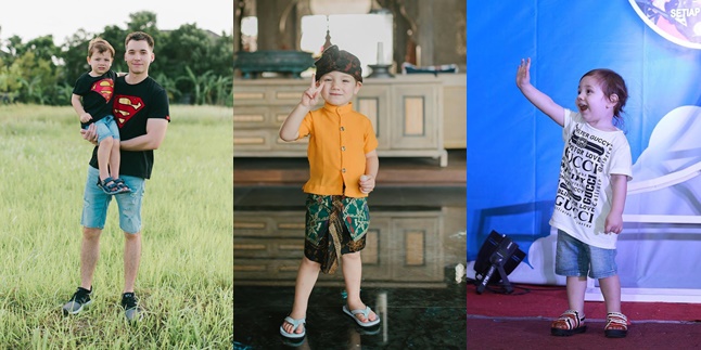 Appearing in the soap opera 'DARI JENDELA SMP' Attracts Attention, Here are 10 Adorable Photos of Lucio, Stefan William's Son