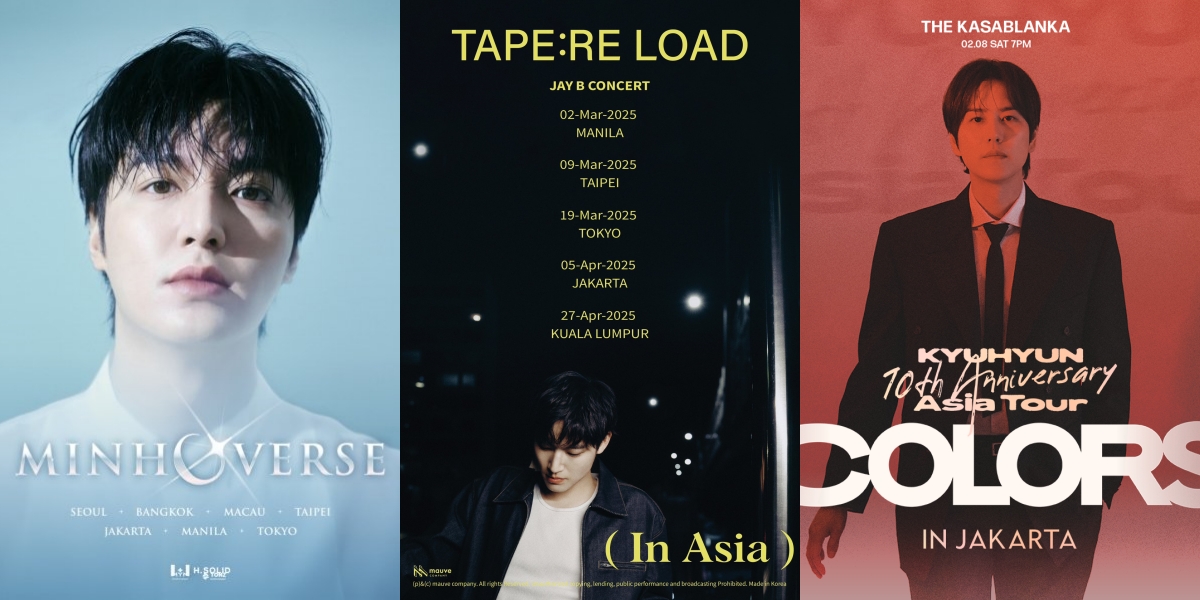 List of Upcoming K-Pop Concerts and Fan Meetings in 2025 in Jakarta Indonesia, Lee Min Ho - Jay B Ready to Greet Fans at Home