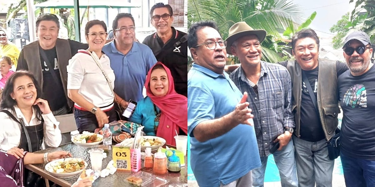 From Rano Karno - Lydia Kandou, Here's a Series of Fun Moments of Senior Celebrities Gathering, Who is Your Idol?