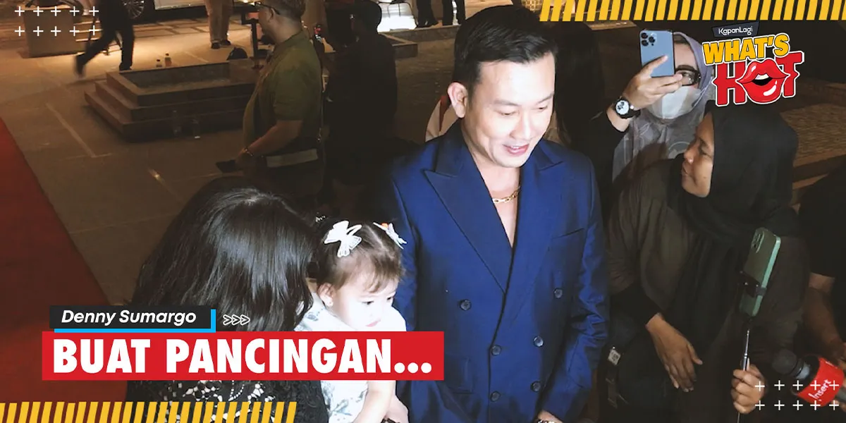 Arriving Together with His Child and Wife at Luna Maya's Reception, This is Denny Sumargo's Hidden Meaning